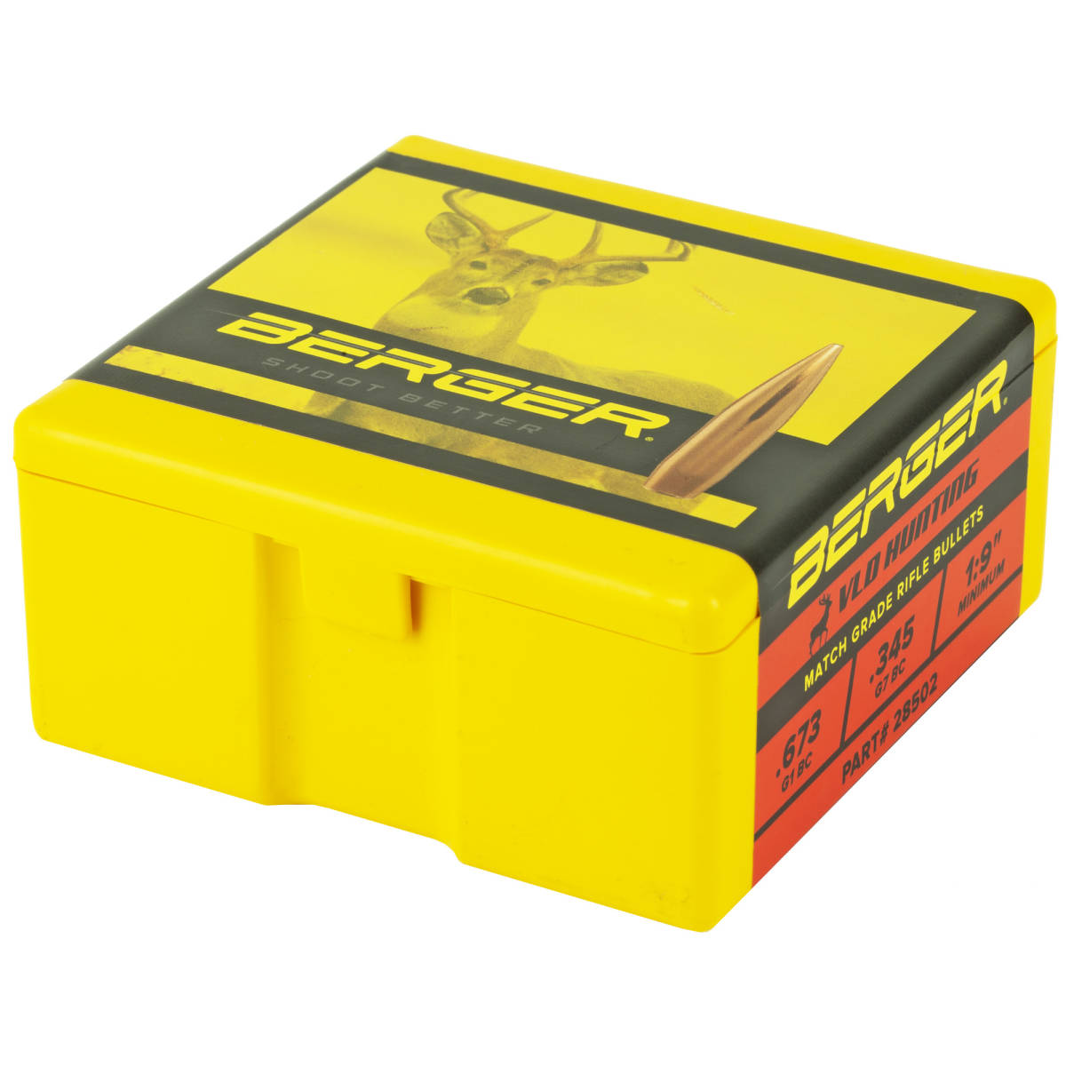 Berger Bullets 28502 VLD Hunting Long Range 7mm .284 180 gr Secant Very ...