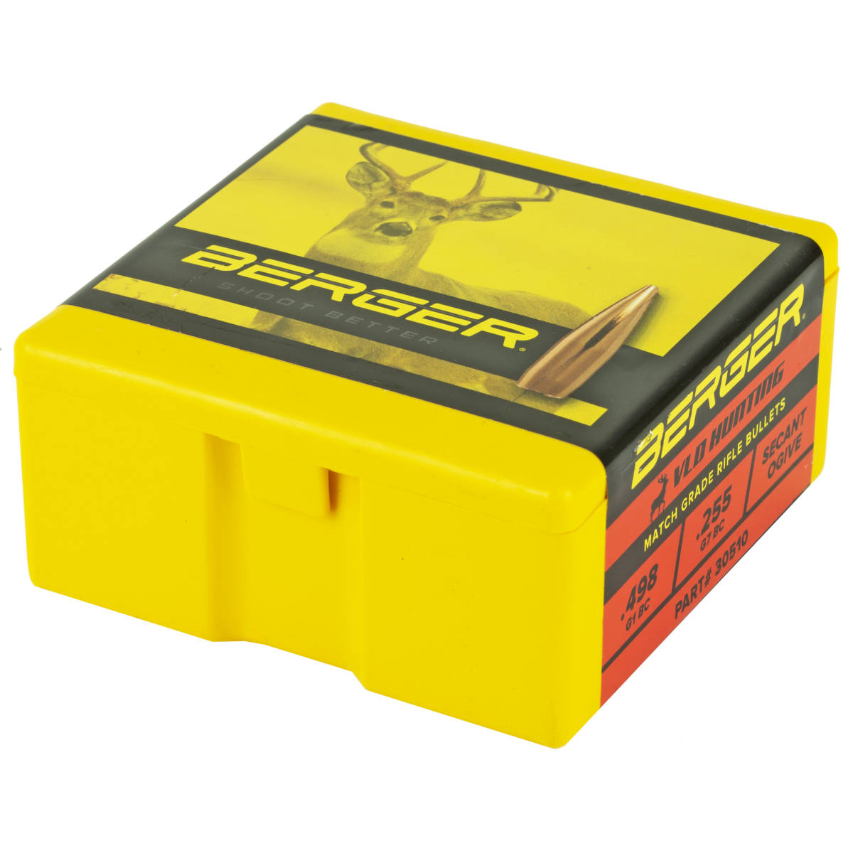 Berger Bullets 30510 VLD Hunting Match Grade 30 Cal .308 168 gr Secant ...