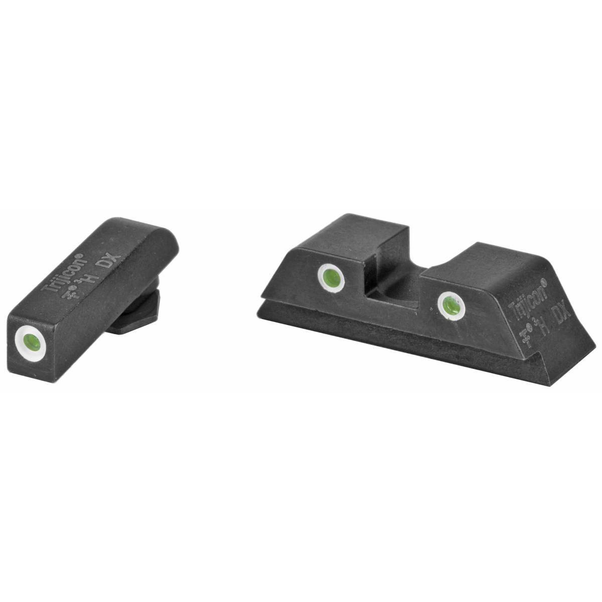 Trijicon 600210 Bright & Tough Night Sights Green/Tritium White Outline ...