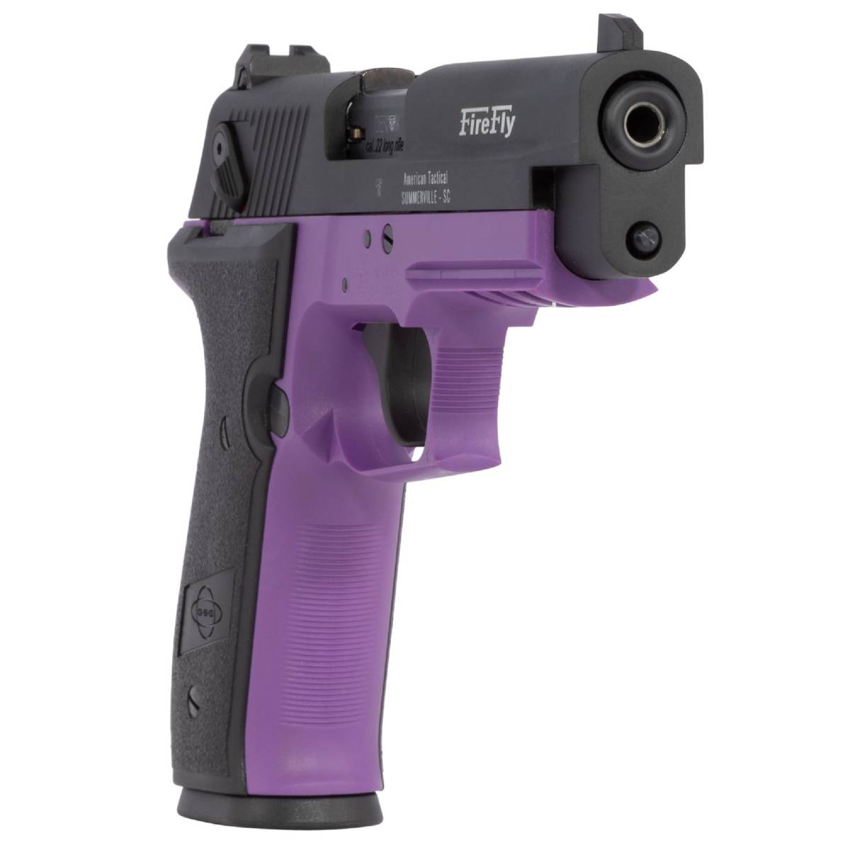 GSG GERG2210FFL FireFly 22 LR 10+1 4” Black Serrated Slide, Purple...-img-5