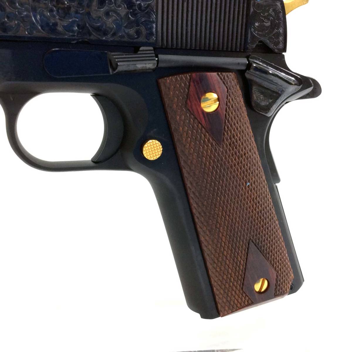 COLT 1911 HERITAGE 38 SUPER EXCLUSIVE GOLD BLUE DELUXE-img-3