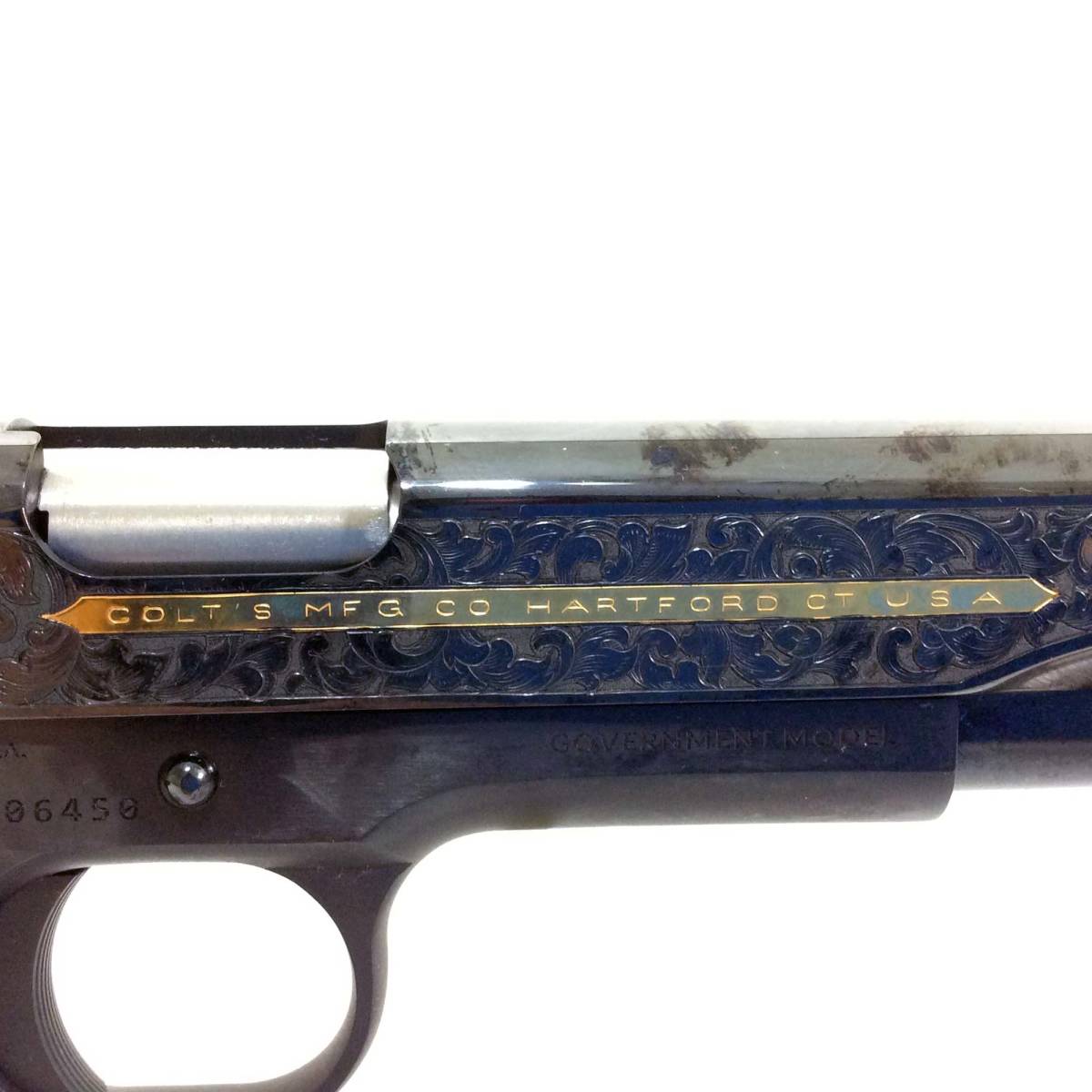 COLT 1911 HERITAGE 38 SUPER EXCLUSIVE GOLD BLUE DELUXE-img-7