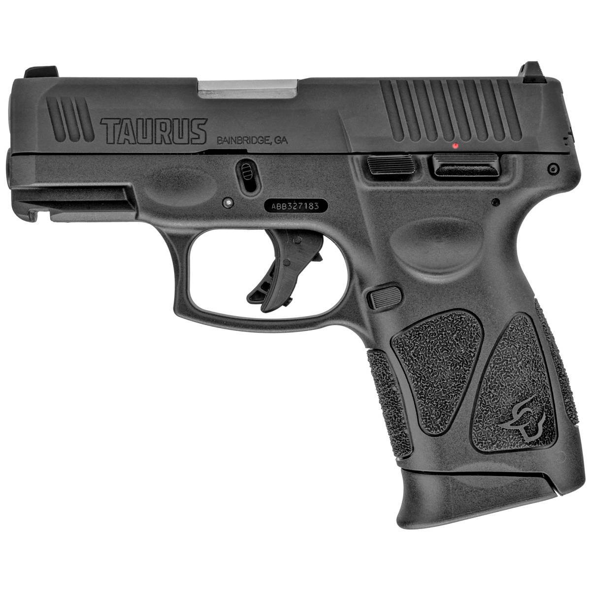 Taurus G3 Compact 9mm Luger 3.26” 10+1 Matte Black Steel, Polymer Grip-img-0