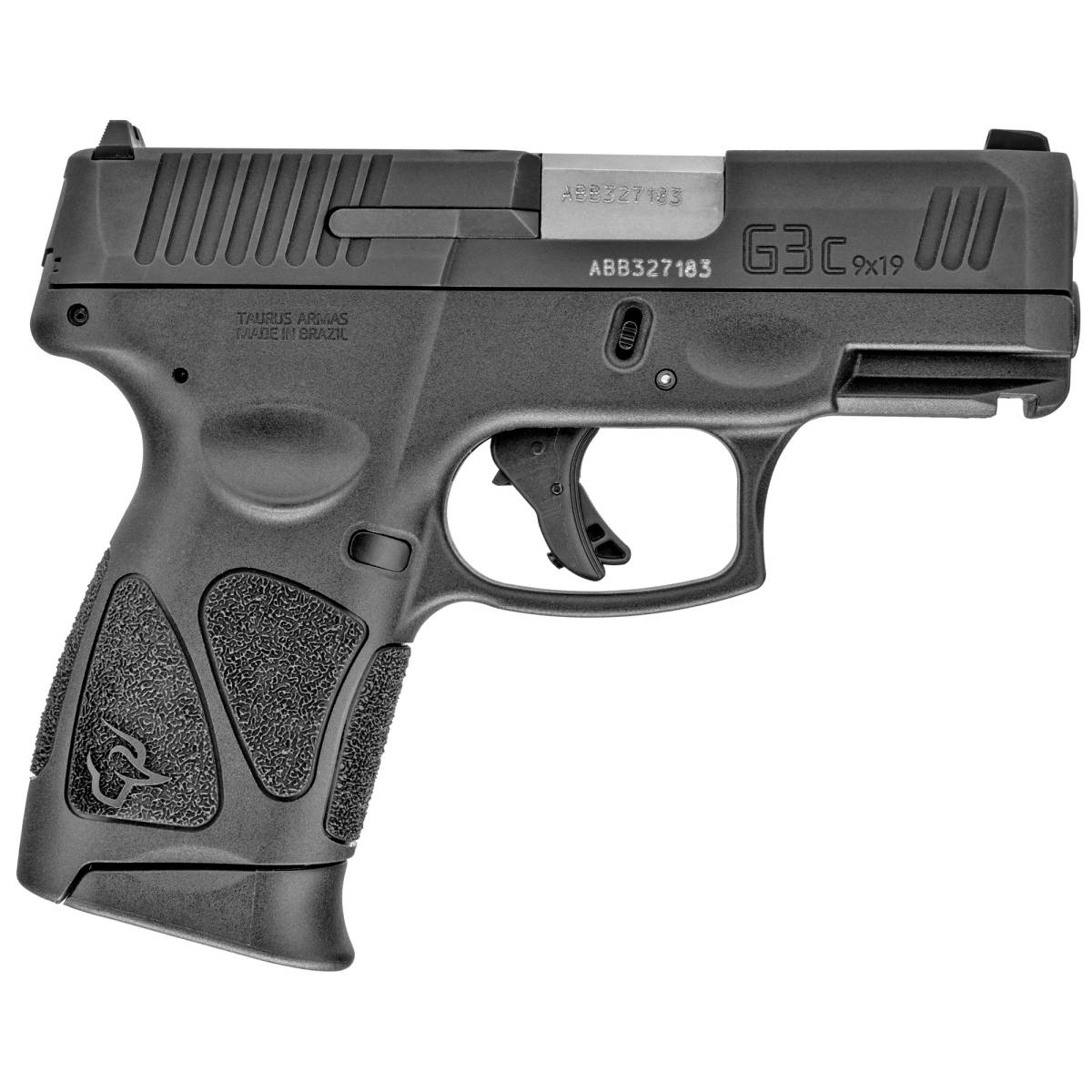 Taurus G3 Compact 9mm Luger 3.26” 10+1 Matte Black Steel, Polymer Grip-img-1
