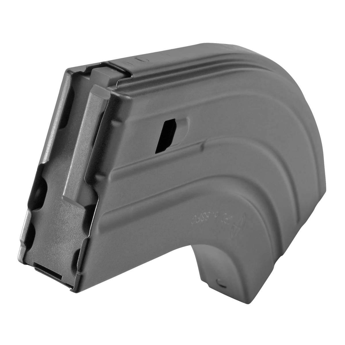 DuraMag 2868041207CPD SS 28rd 22 Nosler/6.8 SPC for AR-15 Black w/ Gray...-img-1