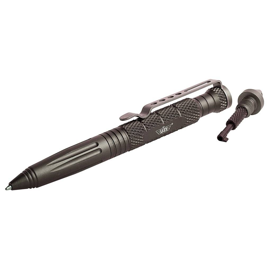 Uzi Accessories UZITACPEN6GM Tactical Pen Gun Metal Aluminum 6”...-img-0