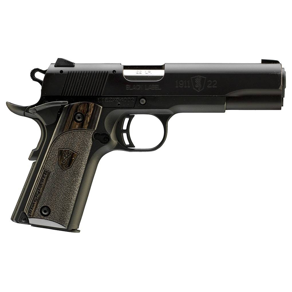 Browning 1911 Black Label Full Size 22 LR 4.25" 10+1 Polymer Stainless...-img-1