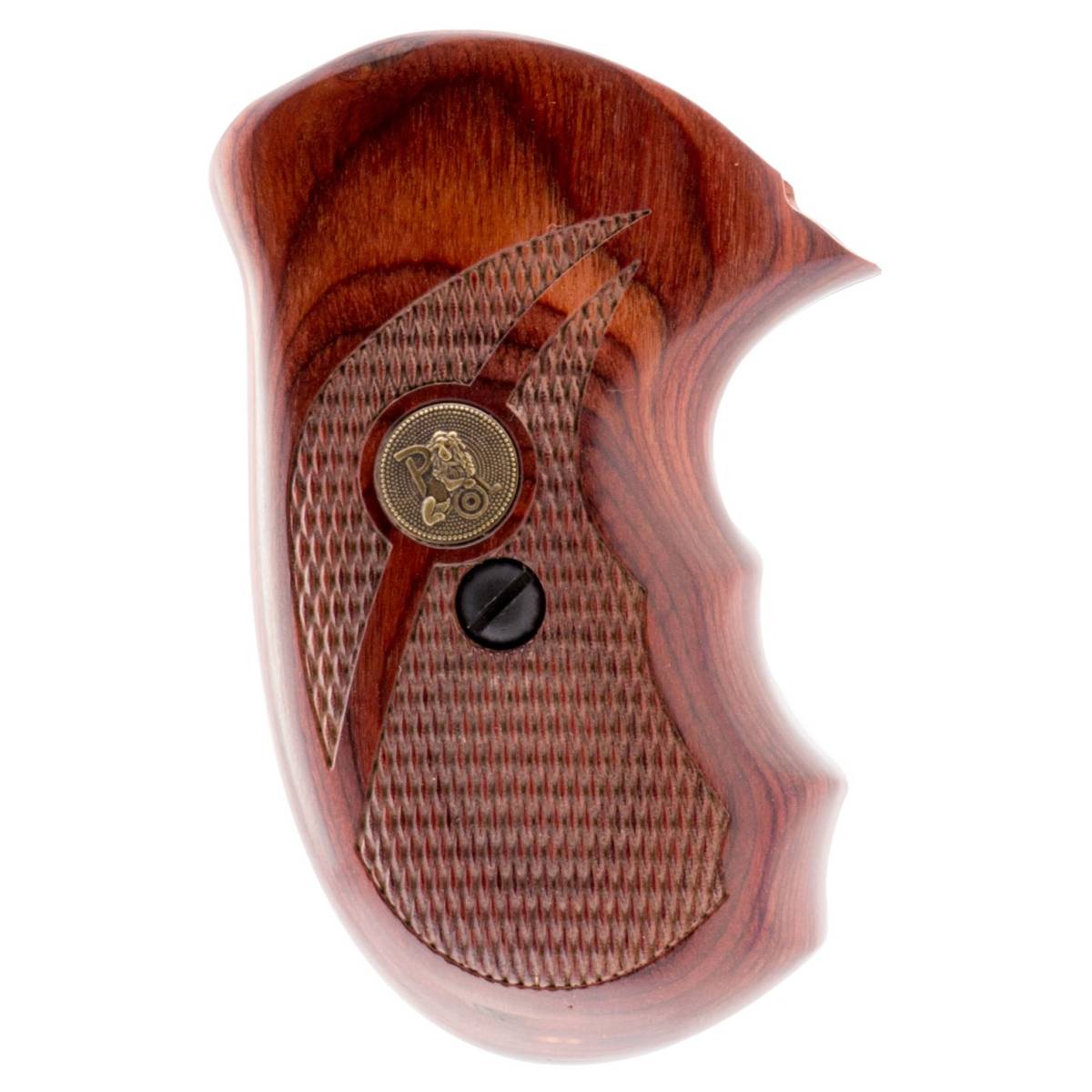 Pachmayr 63000 Renegade Grip Checkered Rosewood Laminate with Finger...-img-0