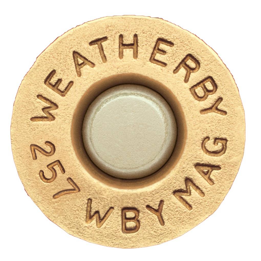 Weatherby BRASS257 Unprimed Cases 257 Wthby Mag Rifle Brass/ 20 Per Box-img-0