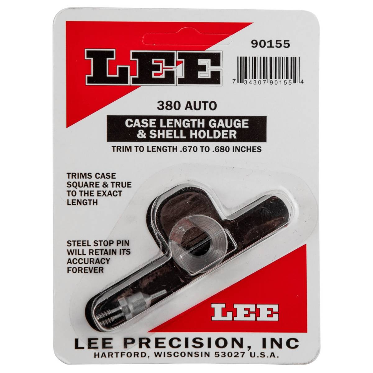 Lee Precision 90155 Case Length Gauge 380 ACP-img-0