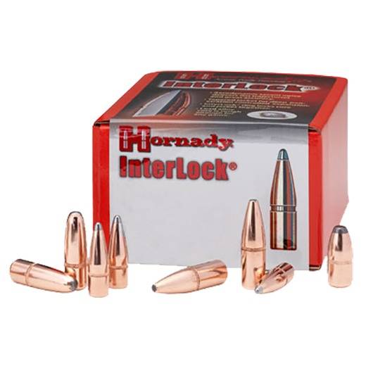 Hornady 3210 InterLock 32 Cal .321 170 gr Flat Point 100 Per Box/ 15 Case-img-0
