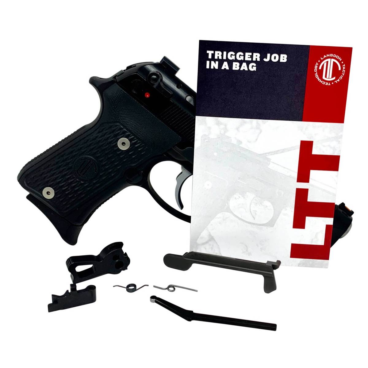 Langdon Tactical Tech LTTTJOP13 Trigger Job In A Bag Black Curved Fits...-img-0