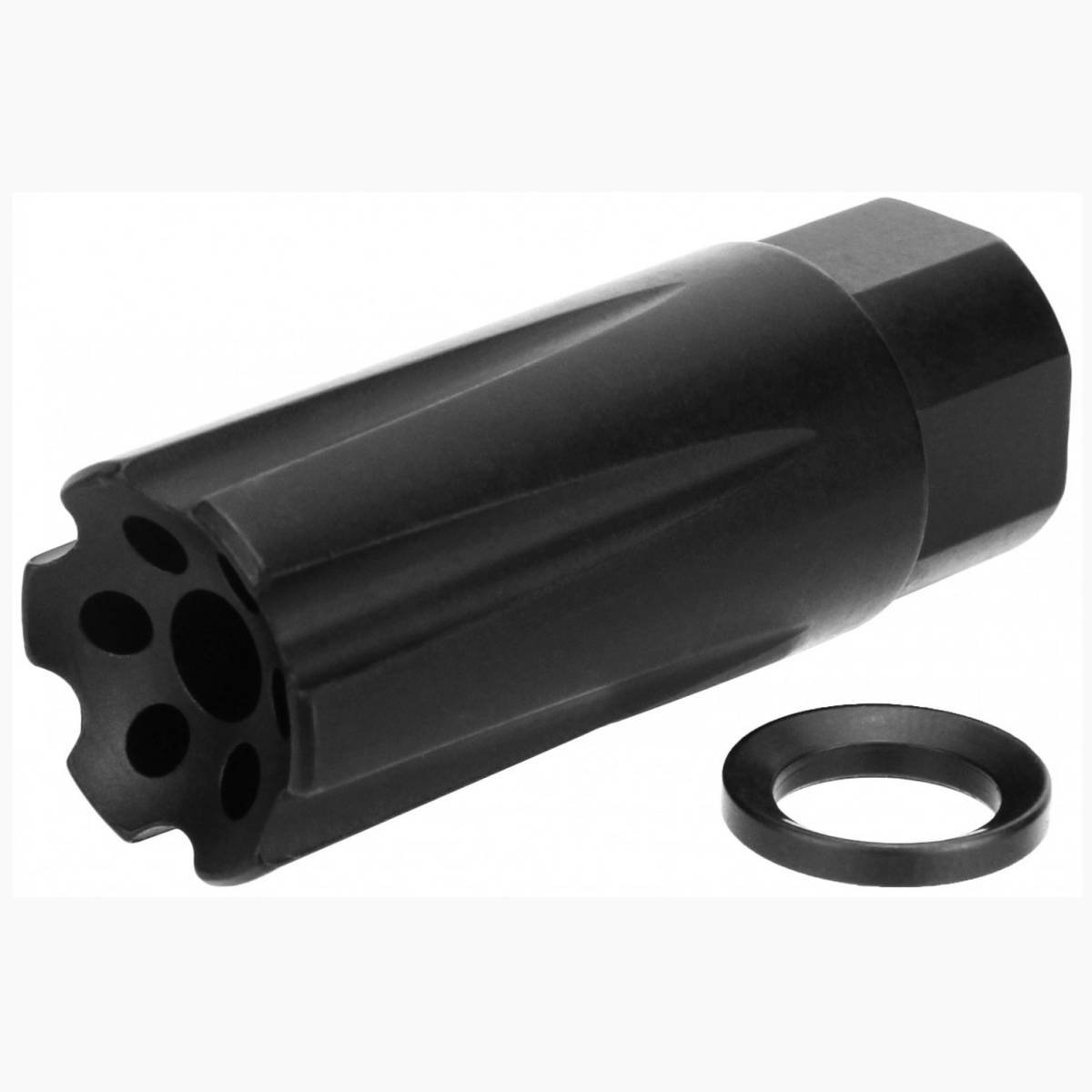 TacFire MZ1020 Linear Compensator Black Nitride Steel with 1/2”-28 tpi-img-0