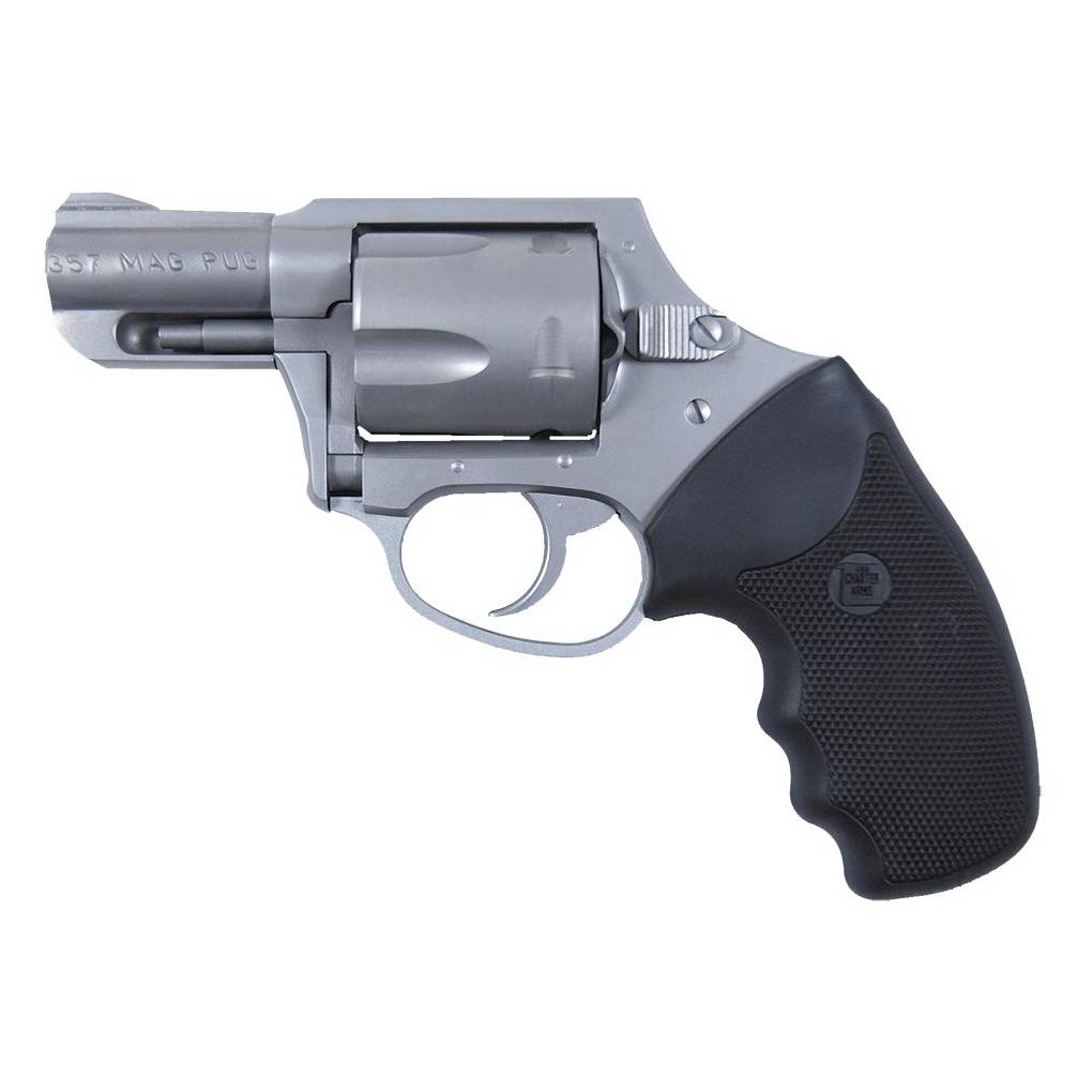Charter Arms 73521 Mag Pug 357 Mag, 5 Shot 2.20” Matte Stainless Steel-img-1