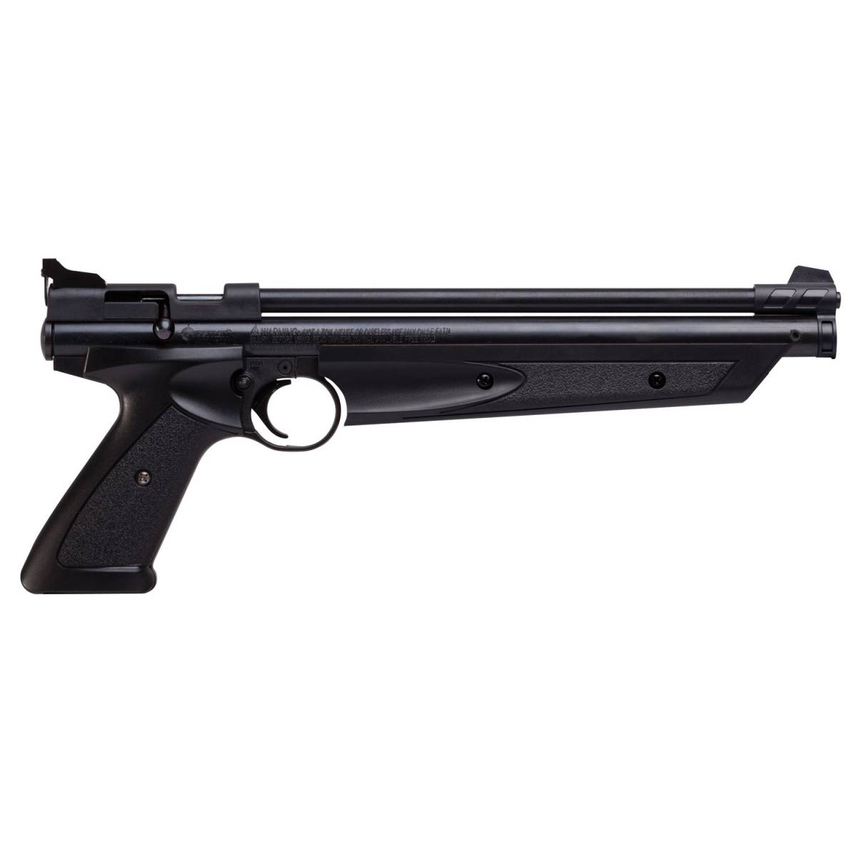 Crosman P1377 American Classic Pump Pistol 177 1rd Black Polymer Grips-img-0