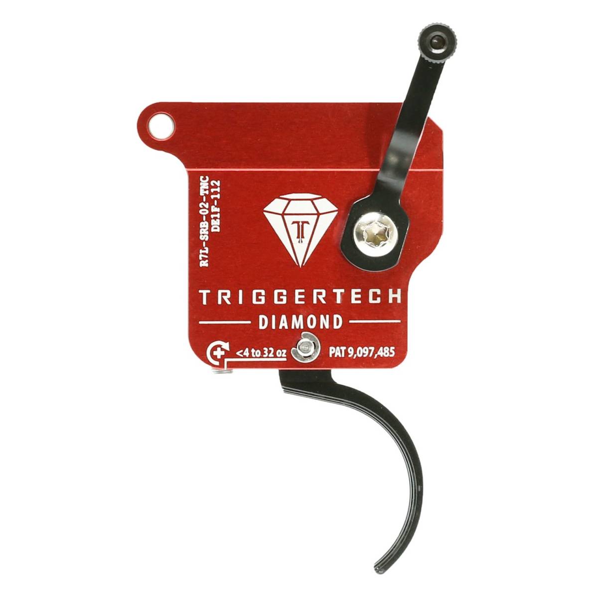 TriggerTech R7LSRB02TNC Diamond Without Bolt Release Curved Trigger...-img-0