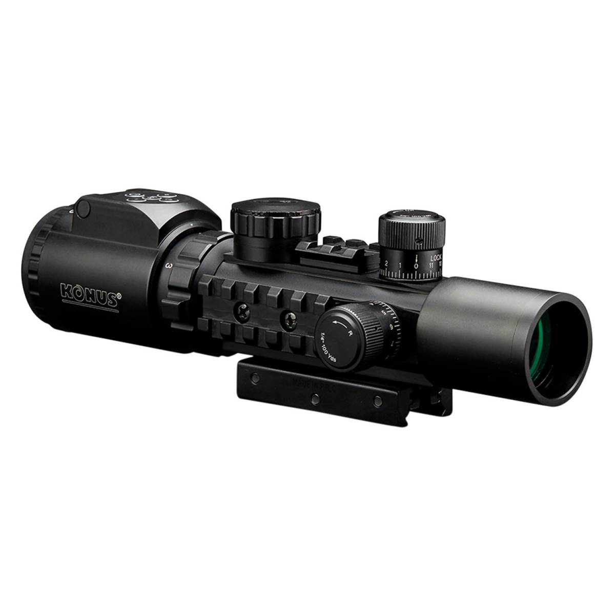 Konus 7170 KonusPro AS-34 Matte Black 2-6x28mm 34mm Tube Dual...-img-1