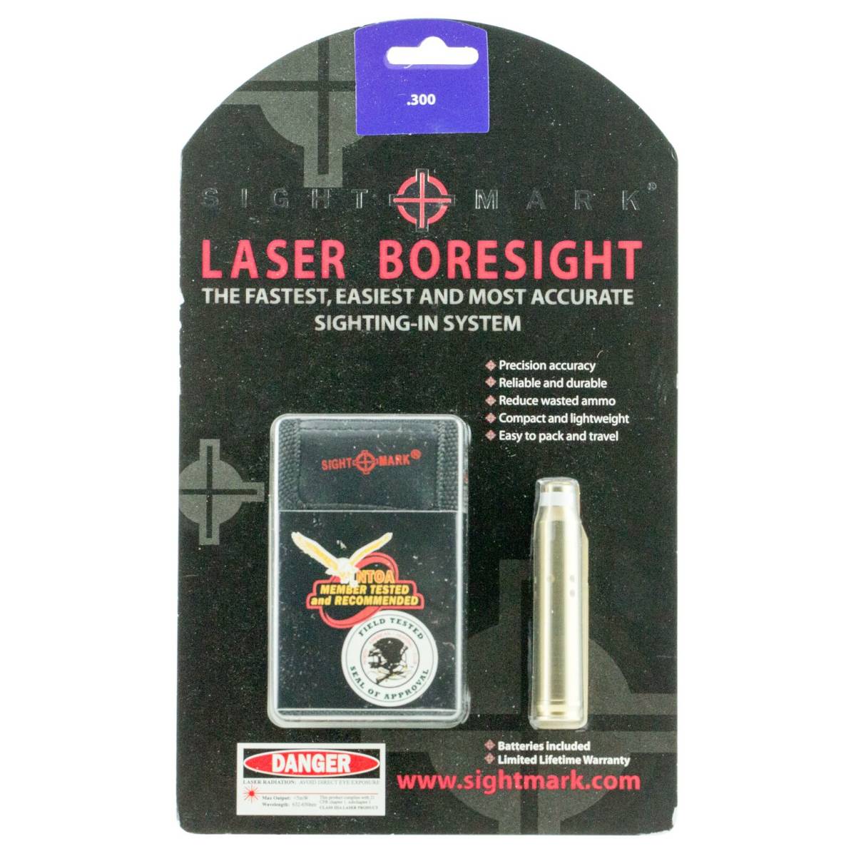 Sightmark SM39006 Boresight 300 Win Mag, Red Laser 632-650nM Wavelength-img-0