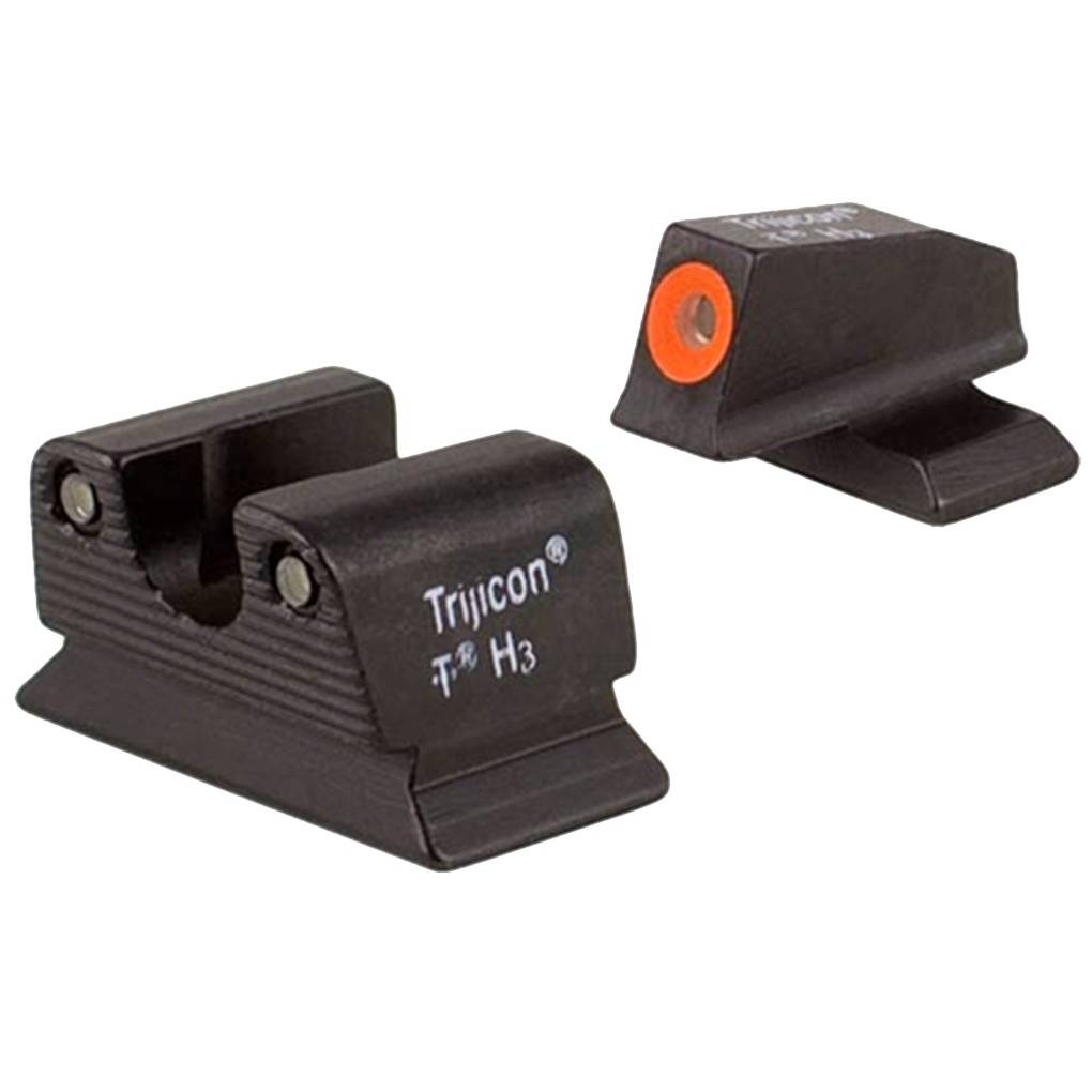 Trijicon 600624 HD Night Sights Green/Tritium Orange Outline Front...-img-1