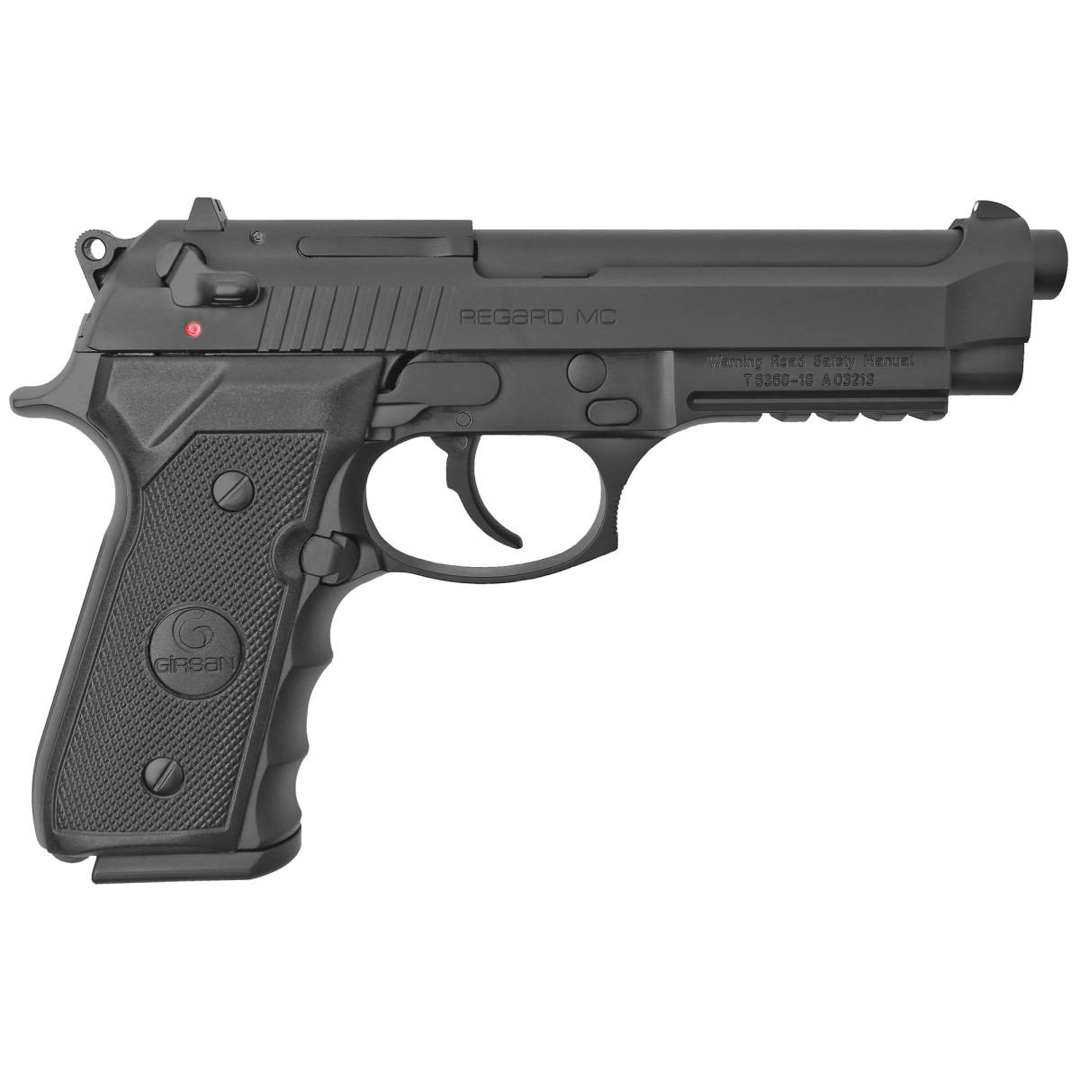 EAA Girsan Regard MC 9mm Pistol 4.90” 18+1 Black Polymer Grip-img-1