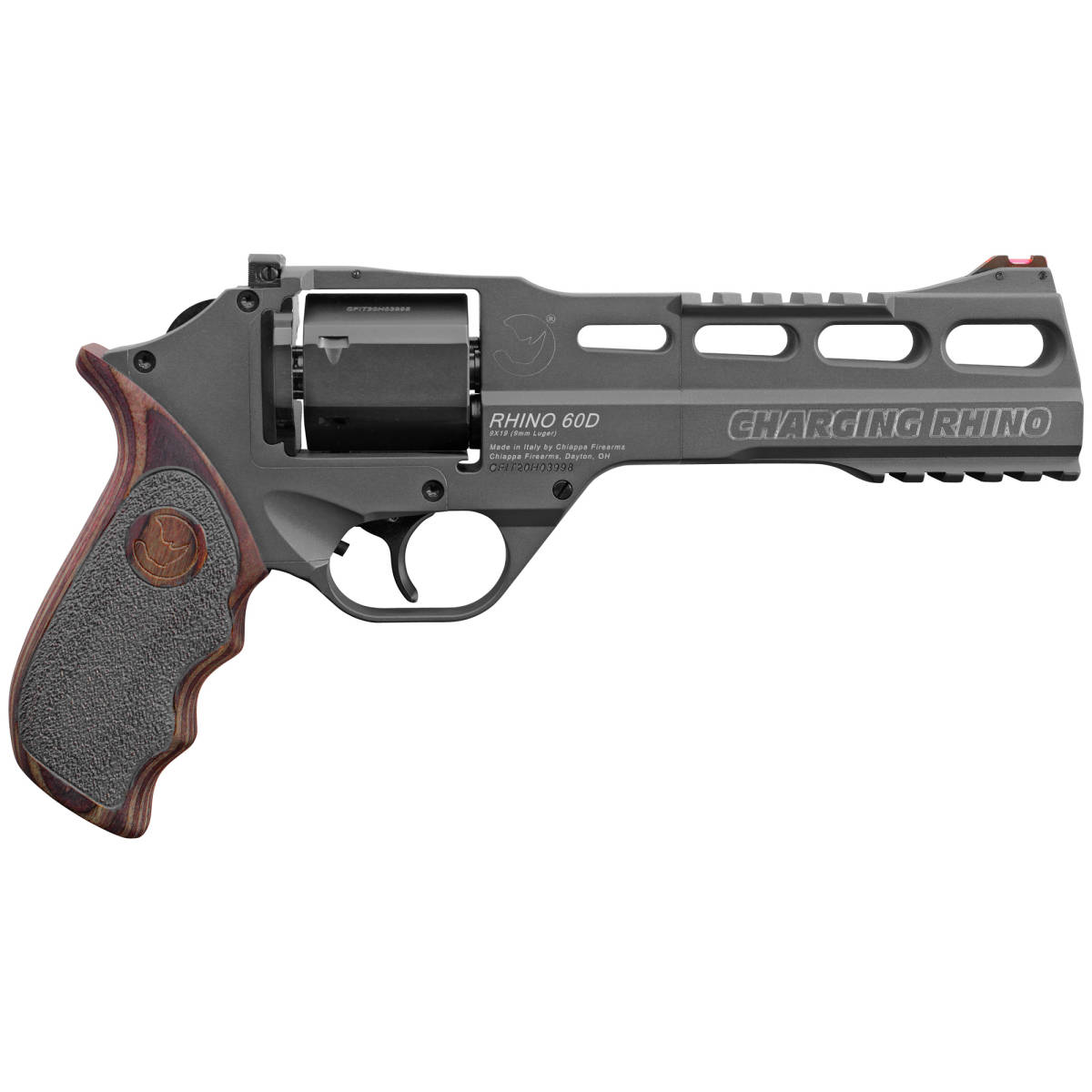 Chiappa Firearms 340314 Rhino 60DS Gen II 9mm Luger 6 Shot 6” Slate...-img-1