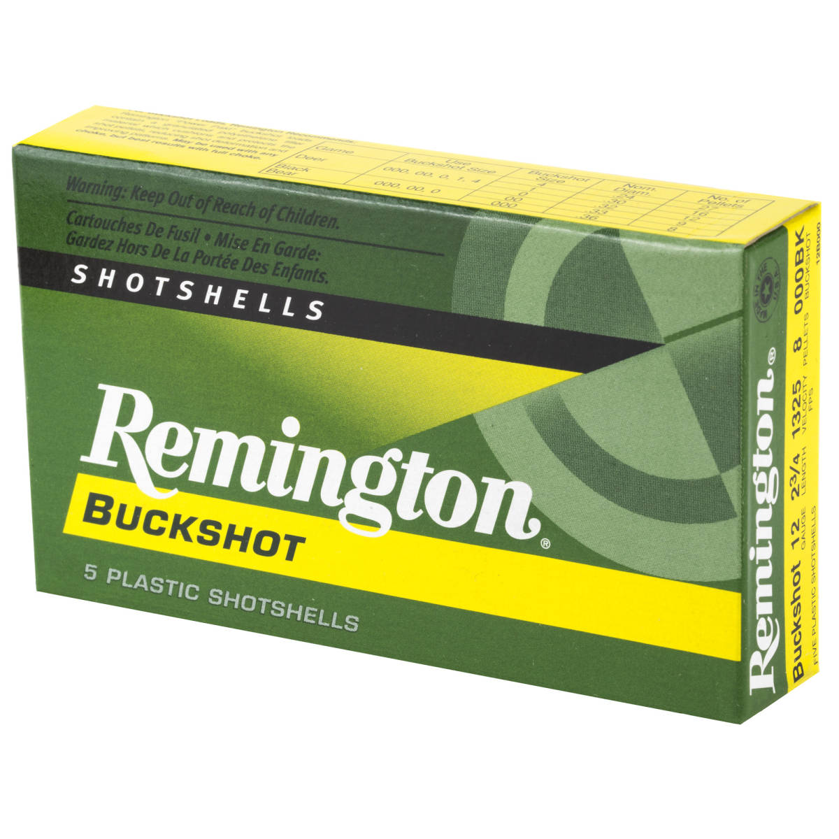 REM EXP 12GA 2.75” 000 BCK 5/250 - Shotgun Shells at GunBroker.com ...