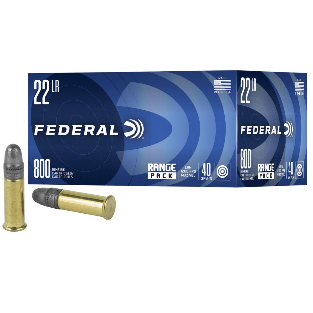 Federal 22LR Ammo 800 Rounds $9.95 Ship Range Pack 22 LR Ammunition rds-img-1