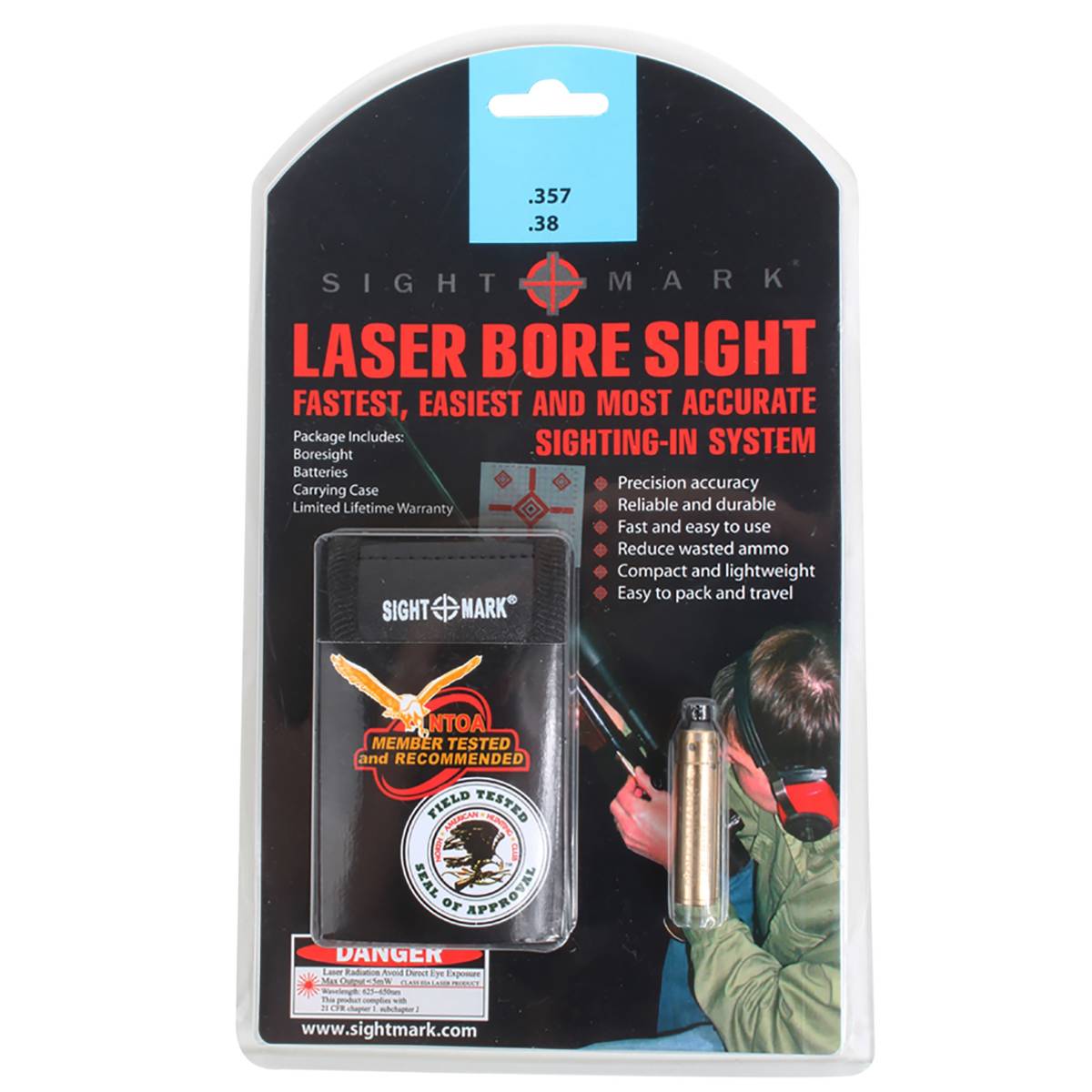 Sightmark SM39018 Boresight Red Laser for 38 Special/357 Mag Brass...-img-0