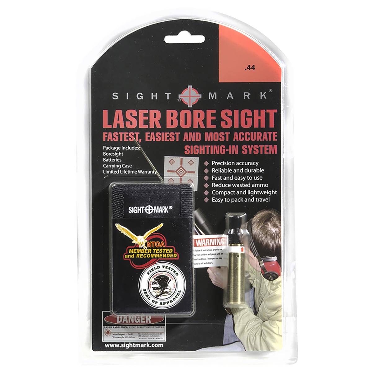 Sightmark SM39019 Boresight Red Laser for 44 Mag Brass Includes Battery...-img-0