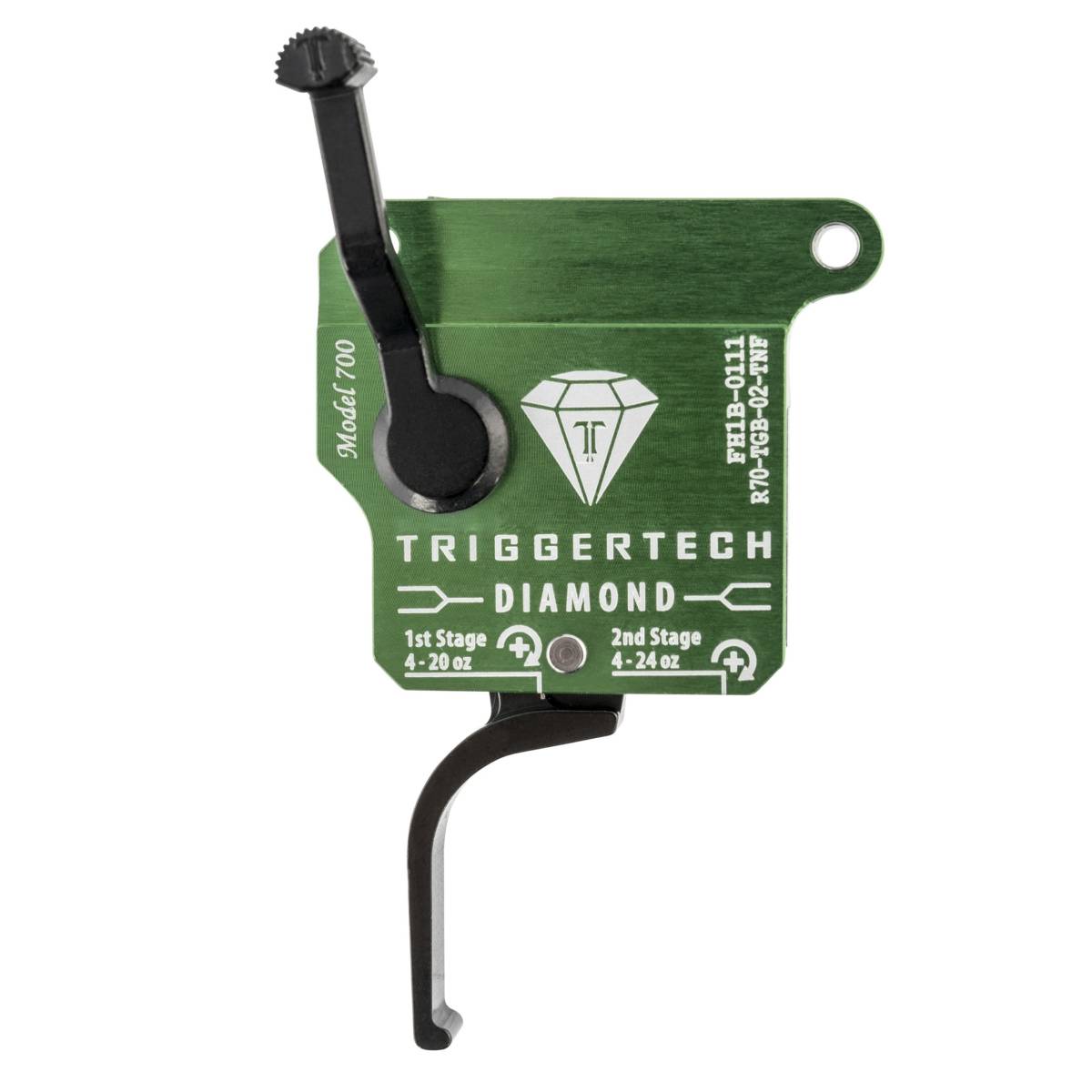 TriggerTech R70TGB02TNF Diamond Two-Stage Flat Clean Trigger with...-img-0