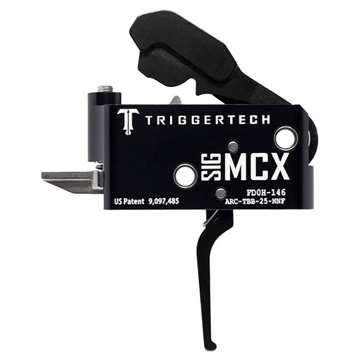 TriggerTech ARCTBB25NNF Adaptable Two-Stage Flat Trigger with 2.50-5 lbs-img-0