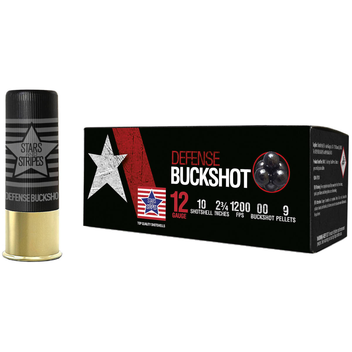 STARS 12GA 00BCK SHTSHL 9PEL 10/250-img-1