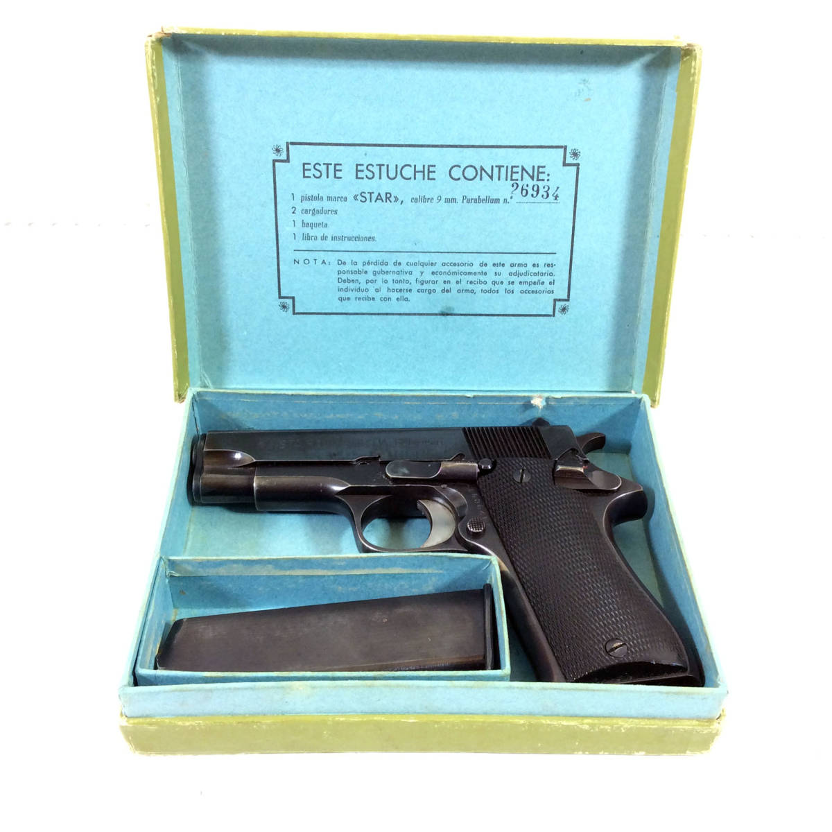 Star BM 9mm 1911 Hand Select Spanish Semi Auto Pistol-img-13