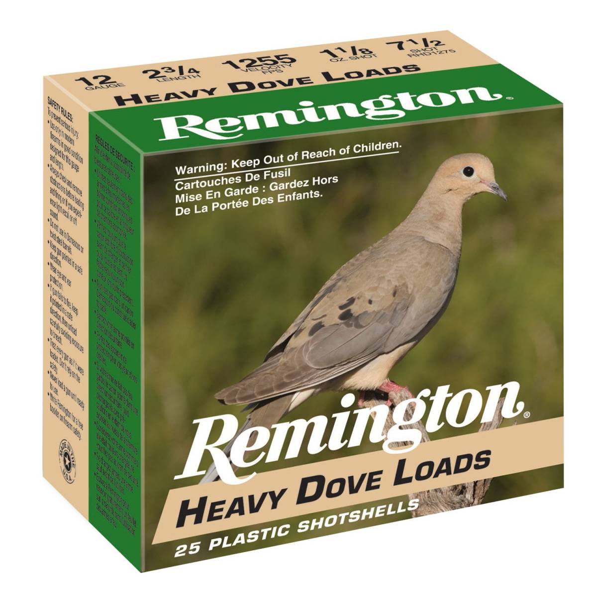 Remington Ammunition 28779 Heavy Dove Loads 20Gauge 2.75” 1oz 8Shot 25-img-1