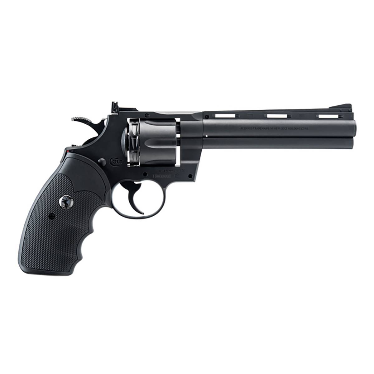 Umarex Colt Air Guns 2254040 Python BB Gun Revolver CO2 177 10rd Black...-img-0