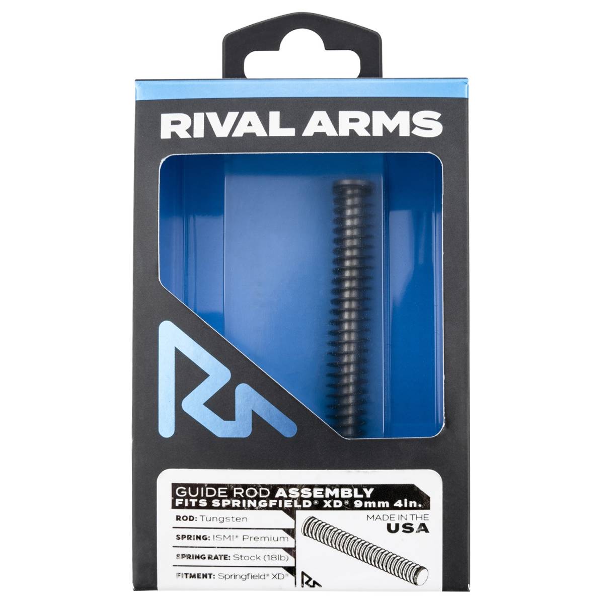Rival Arms RARA50A101T Guide Rod Assembly Tungsten for Springfield XD-9-img-0