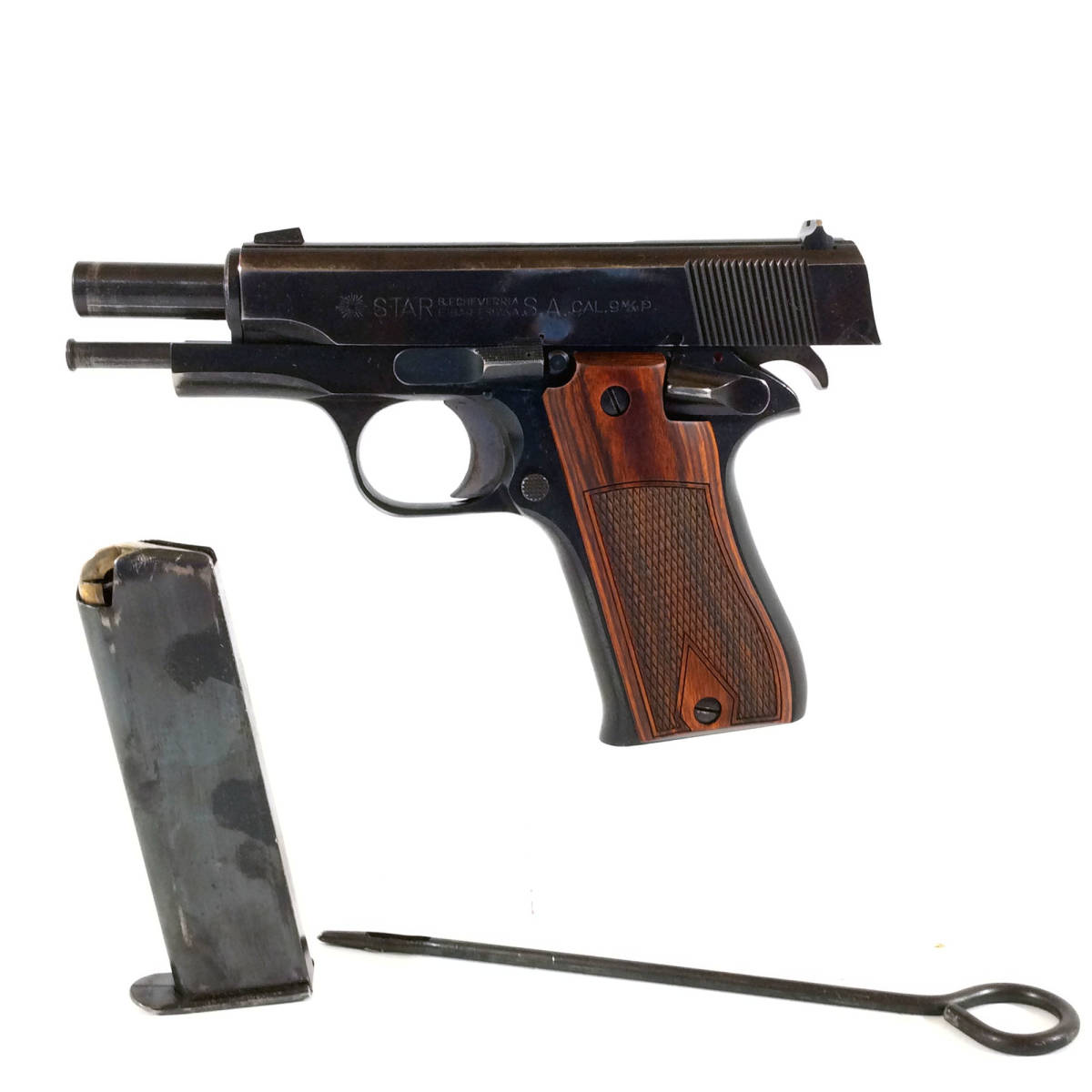Star BM 9mm 1911 Wood Grips Hand Select Semi Auto Pistol-img-15