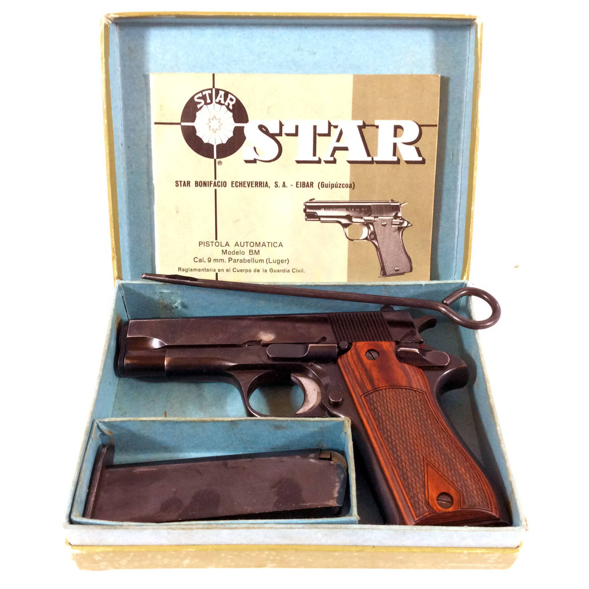 Star BM 9mm 1911 Wood Grips Hand Select Semi Auto Pistol-img-16