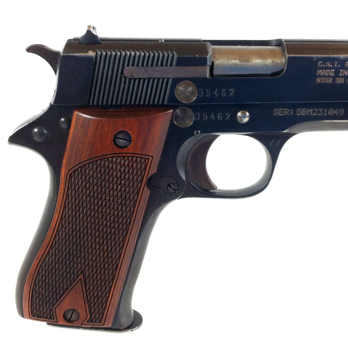 Star BM 9mm 1911 Wood Grips Hand Select Semi Auto Pistol - Semi Auto ...