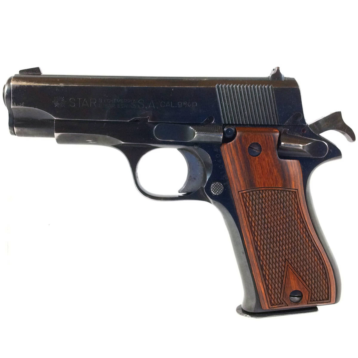 Star BM 9mm 1911 Wood Grips Hand Select Semi Auto Pistol-img-13