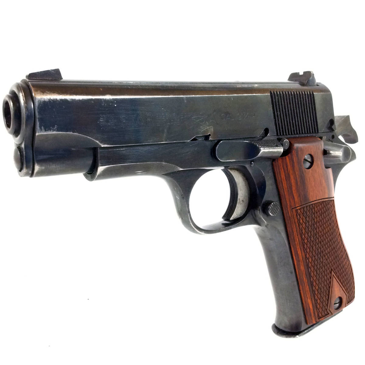 Star BM 9mm 1911 Wood Grips Hand Select Semi Auto Pistol-img-14