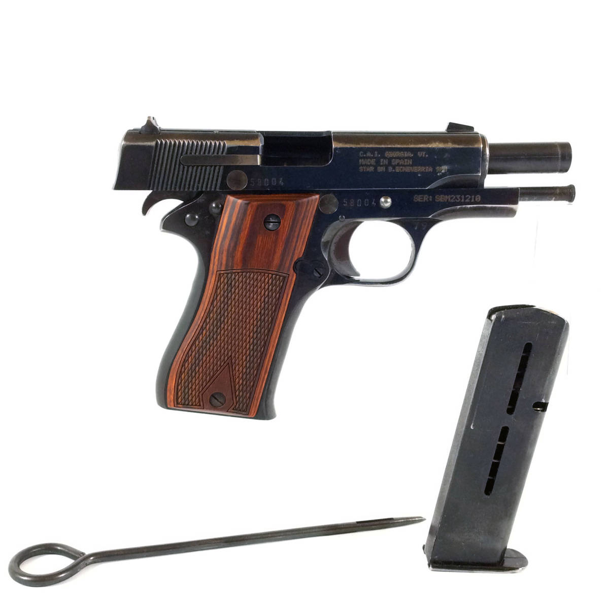 Star BM 9mm 1911 Wood Grips Hand Select Semi Auto Pistol-img-17