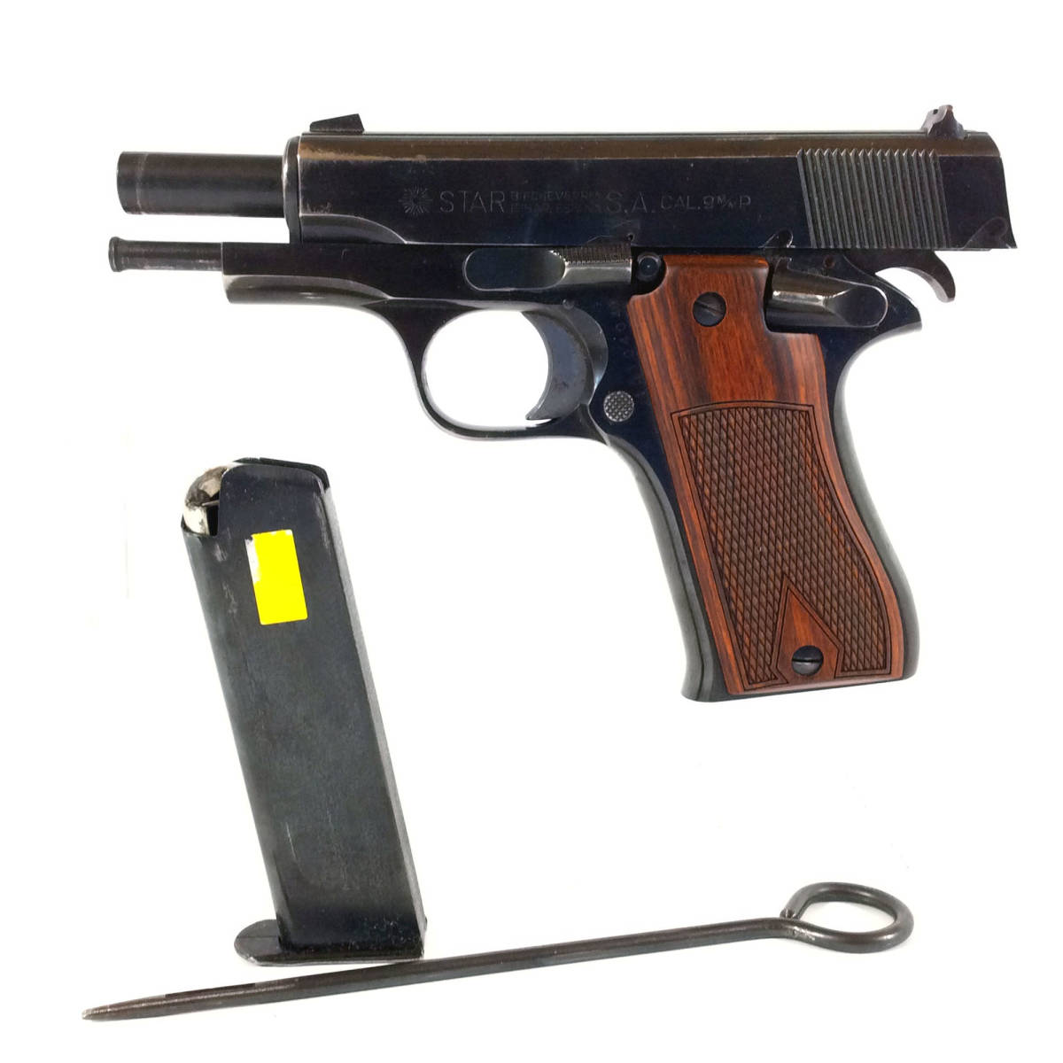 Star BM 9mm 1911 Wood Grips Hand Select Semi Auto Pistol-img-18