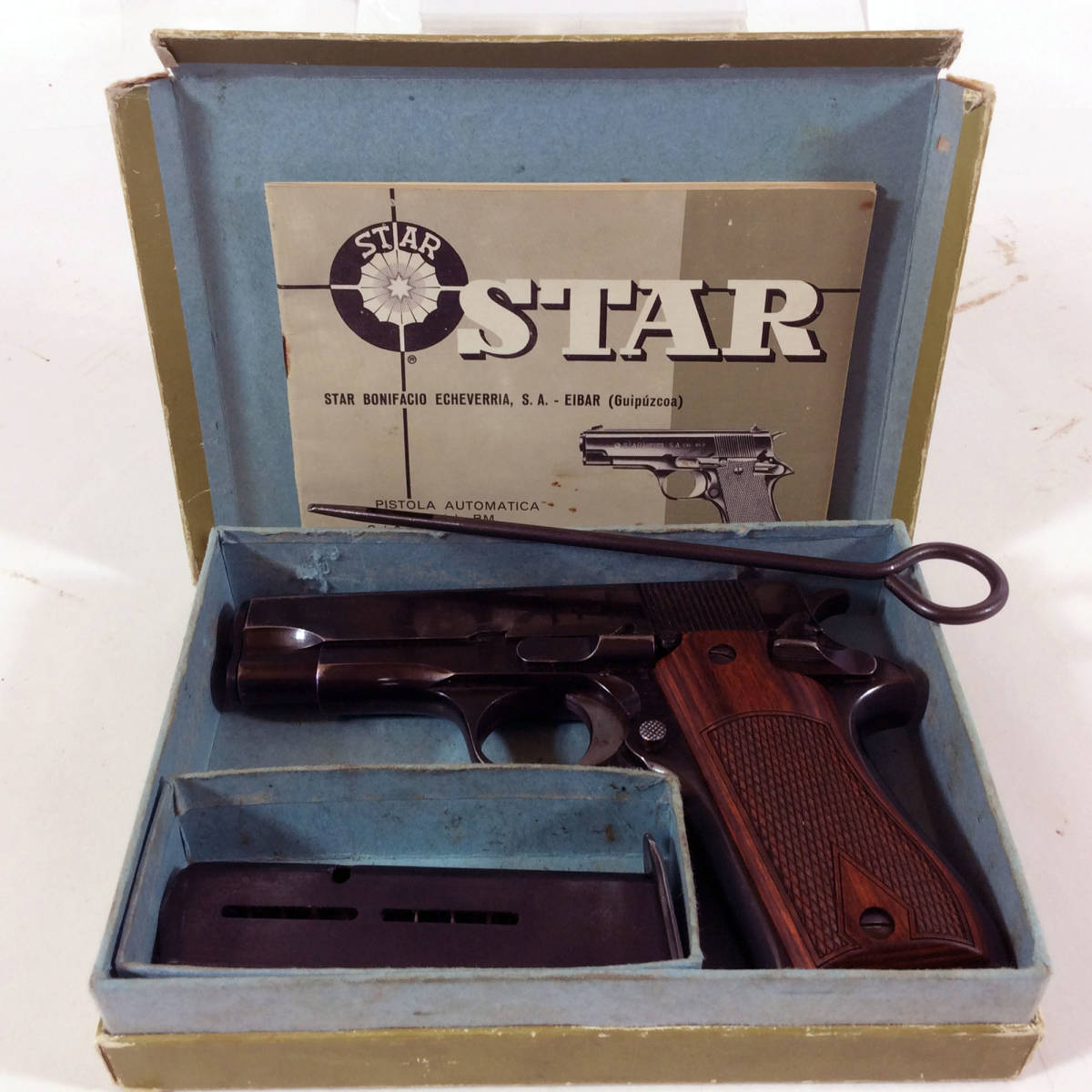 Star BM 9mm 1911 Wood Grips Hand Select Semi Auto Pistol-img-20