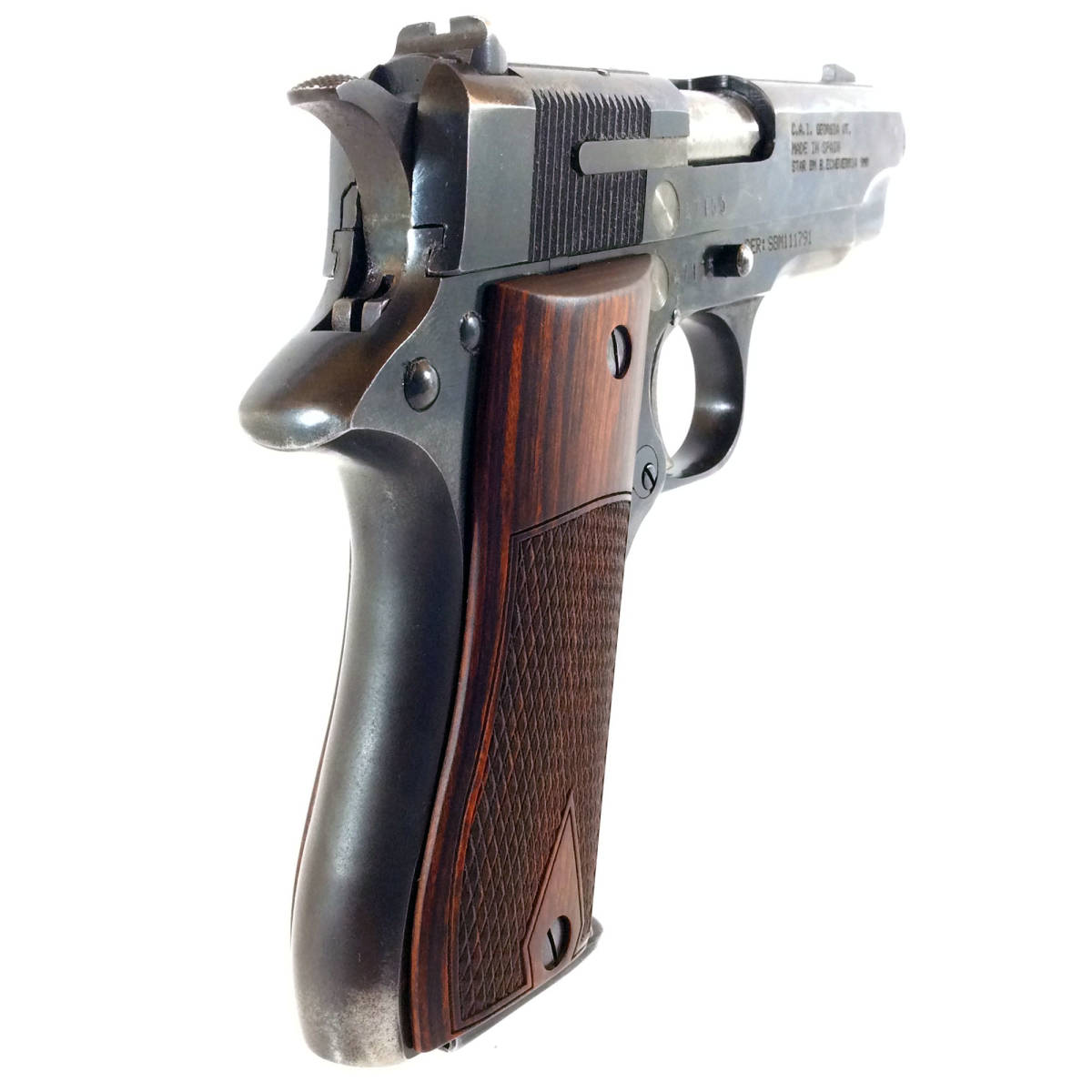 Star BM 9mm 1911 Wood Grips Hand Select Semi Auto Pistol Semi Auto Pistols at