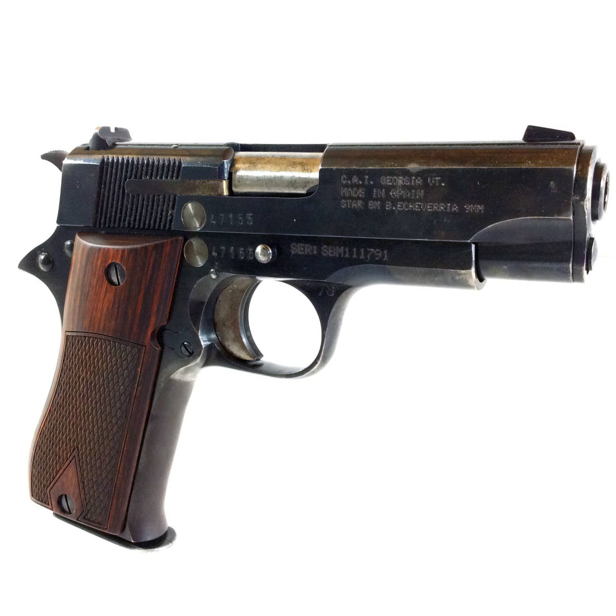 Star BM 9mm 1911 Wood Grips Hand Select Semi Auto Pistol Semi Auto Pistols at