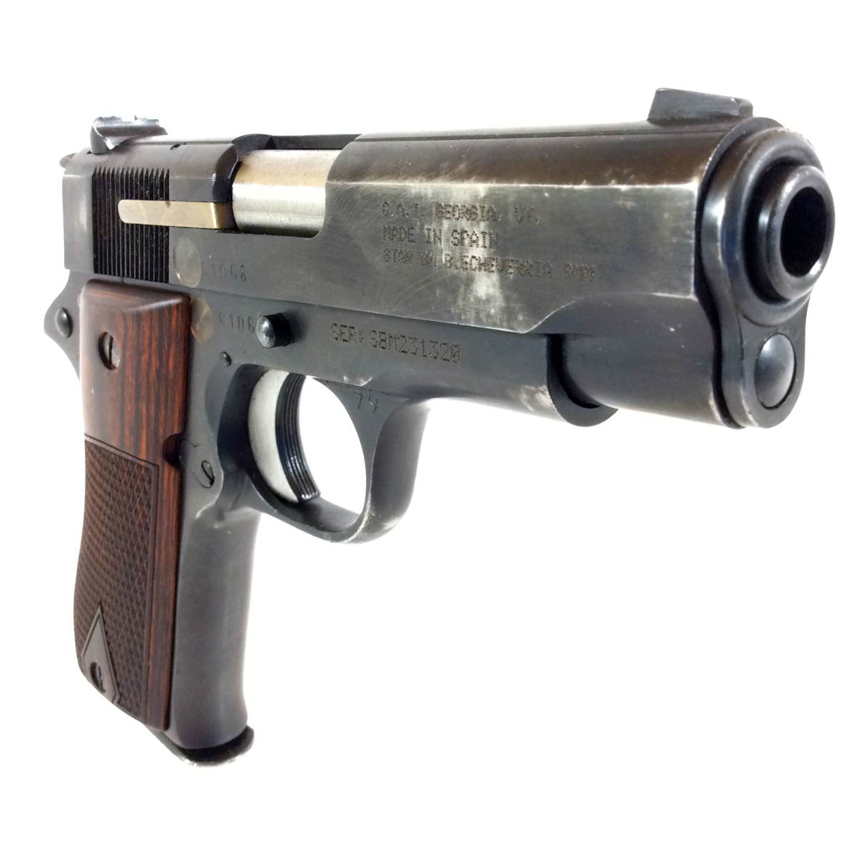 Star BM 9mm 1911 Wood Grips Hand Select Semi Auto Pistol-img-1