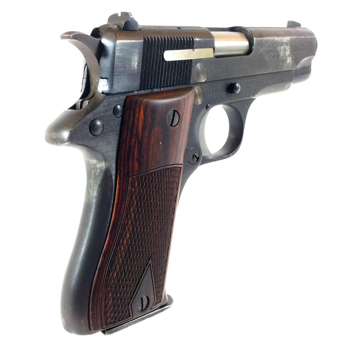Star BM 9mm 1911 Wood Grips Hand Select Semi Auto Pistol-img-4