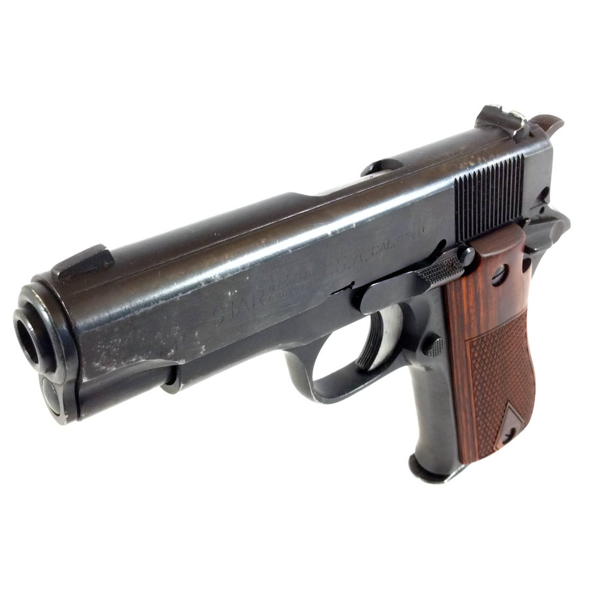 Star BM 9mm 1911 Wood Grips Hand Select Semi Auto Pistol-img-6