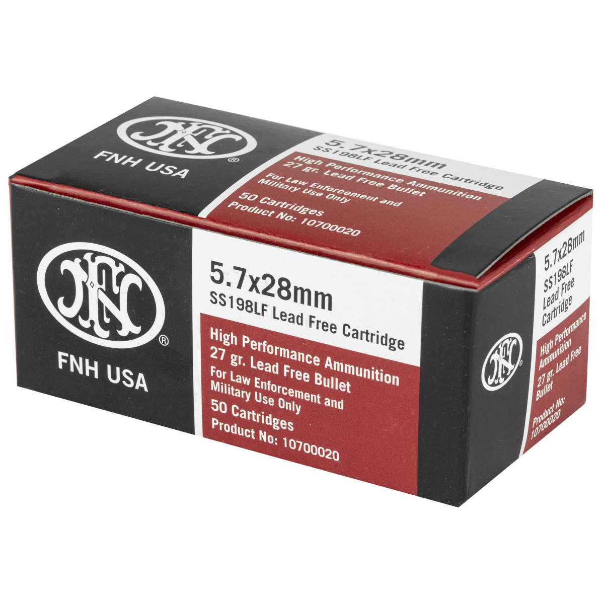 FN 10700020 High Performance 5.7x28mm 27gr Jacketed Hollow Point 50 Per...-img-3
